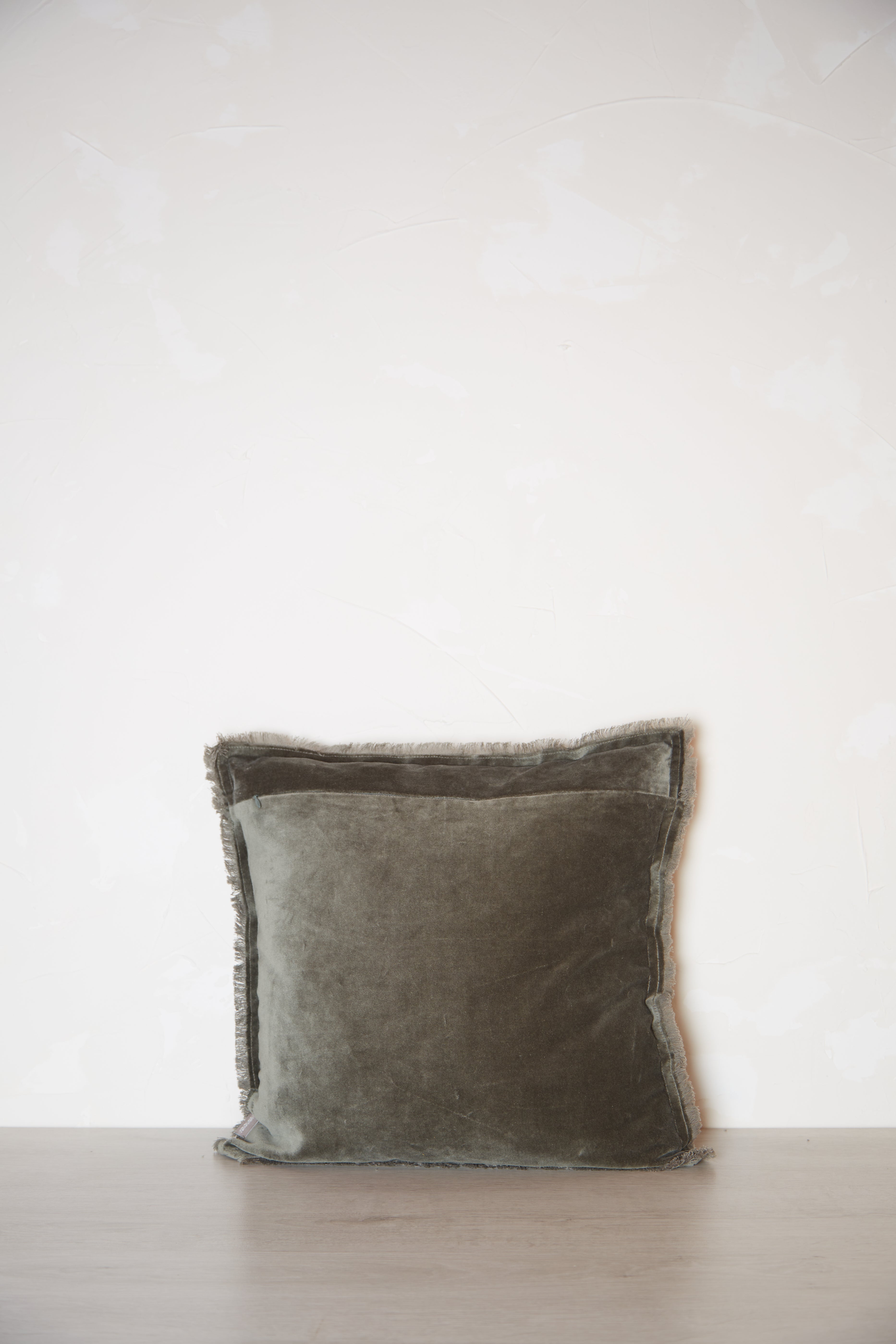 Fara Cushion - Thyme Green - 3 Sizes Available