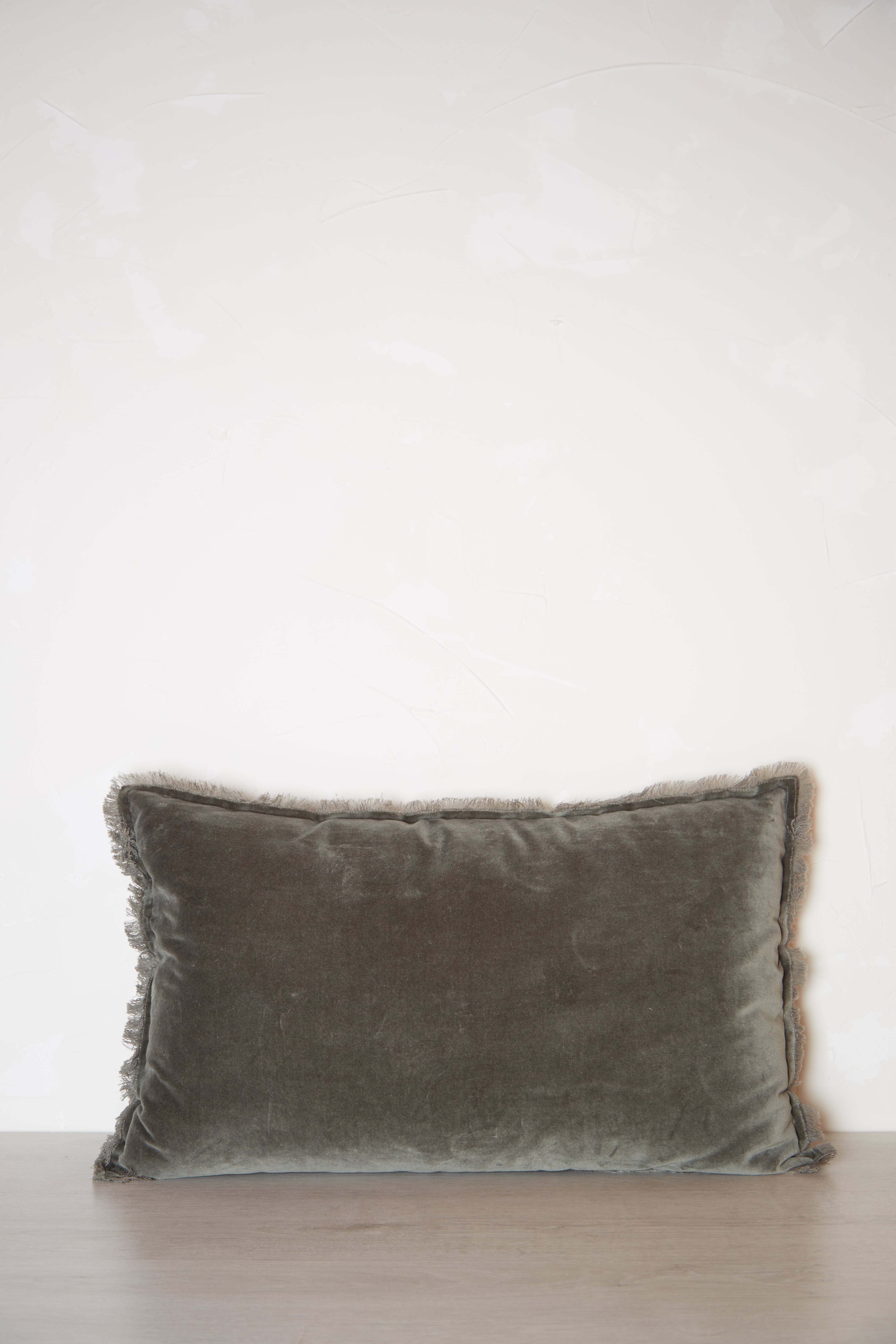 Fara Cushion - Thyme Green - 3 Sizes Available