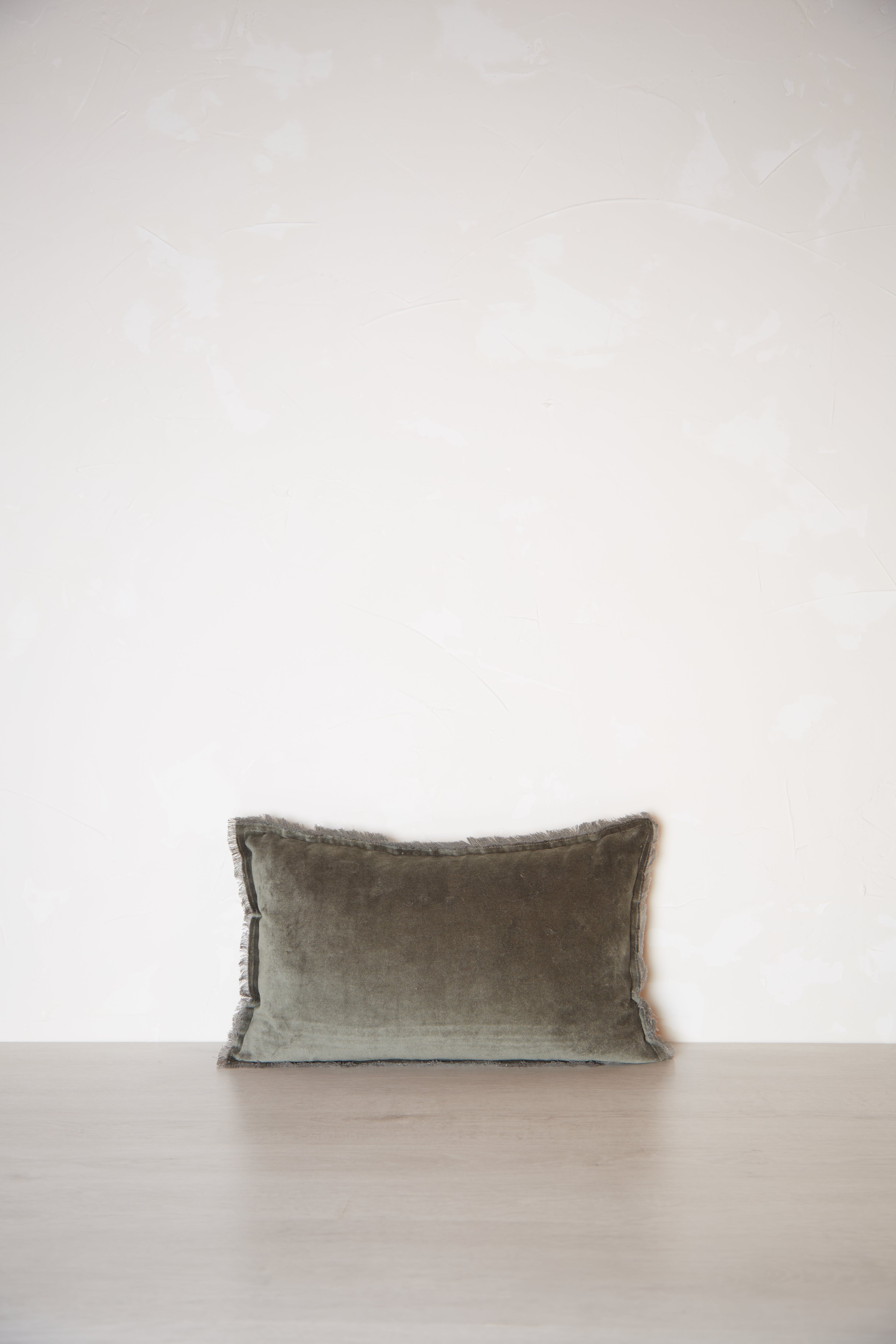 Fara Cushion - Thyme Green - 3 Sizes Available