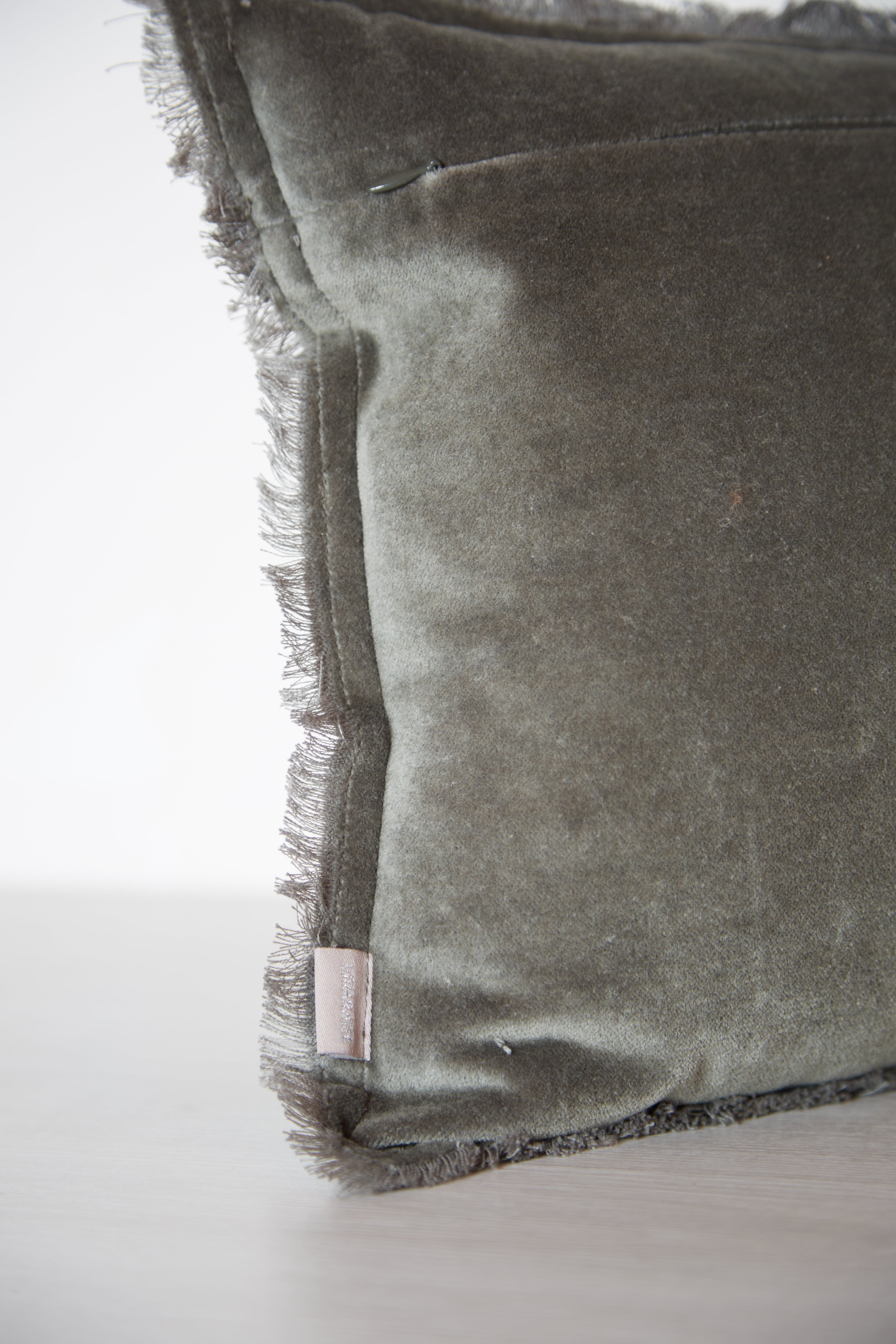 Fara Cushion - Thyme Green - 3 Sizes Available