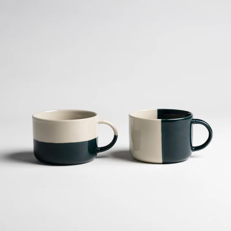 Rue Mug - Sea Green - Set Of 2 - 3 Size Options Available