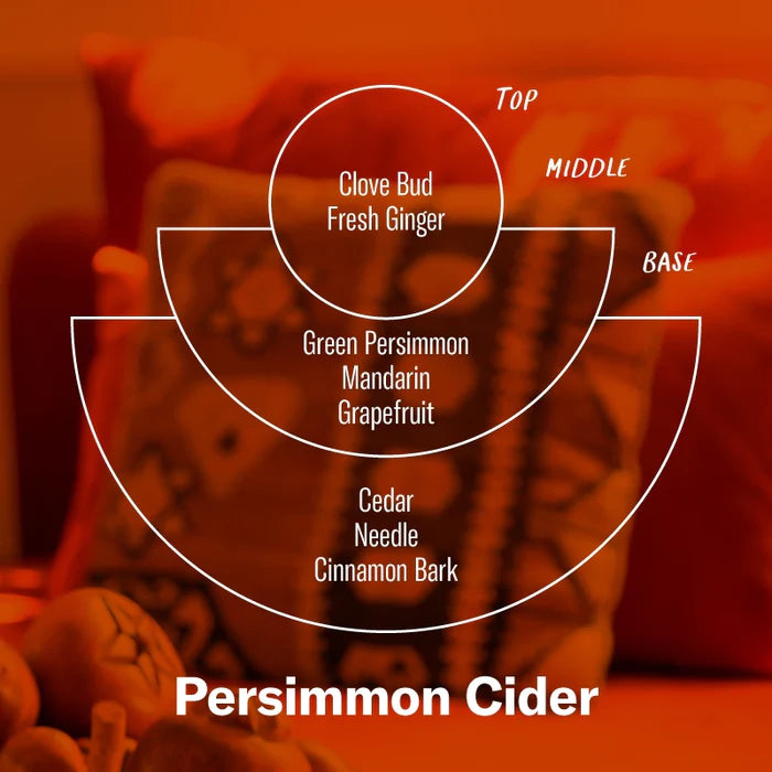 Persimmon Cider Scented 7.2 oz Soy Candle