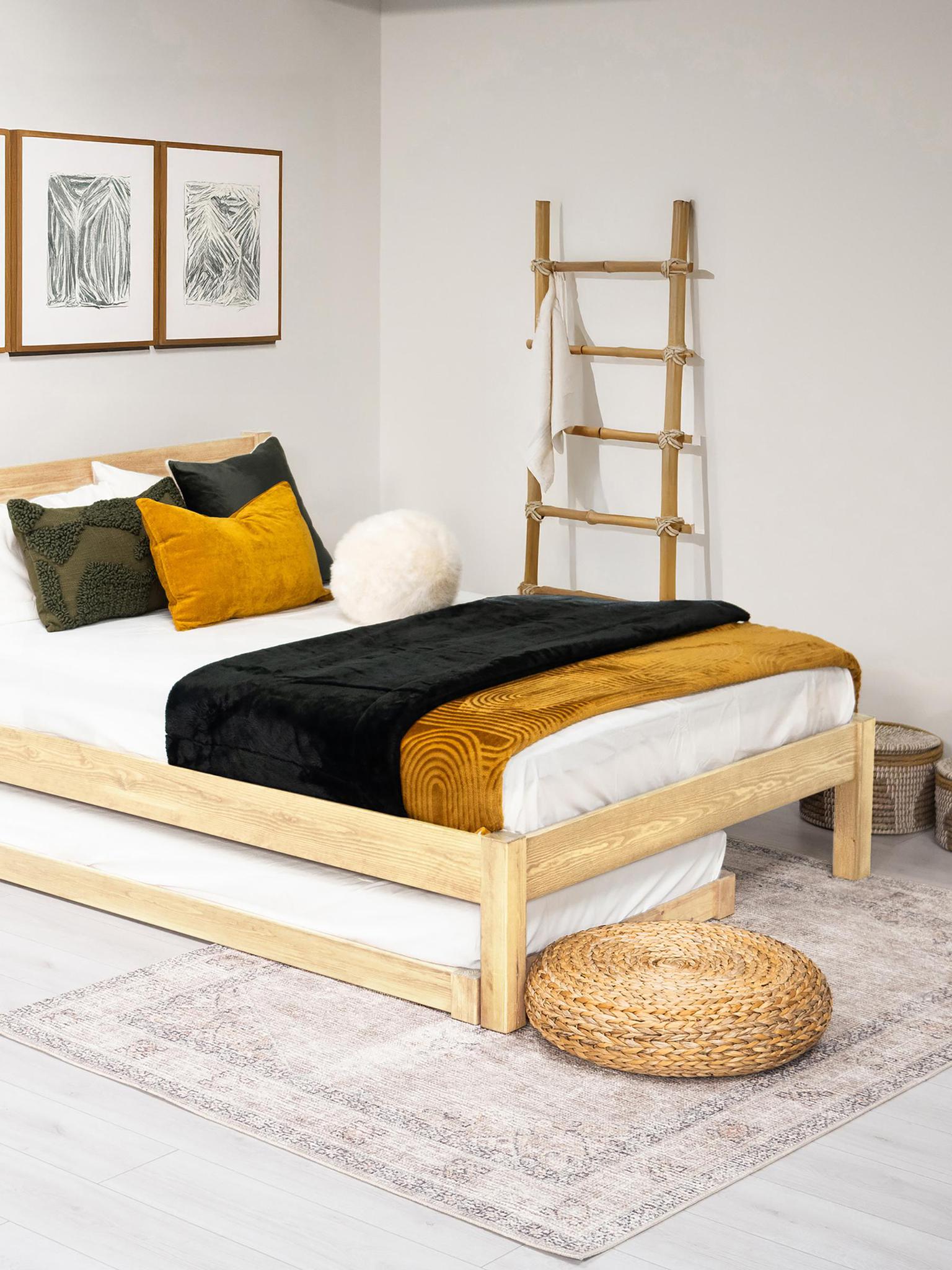 Model 10 - Wooden Trundle Bed
