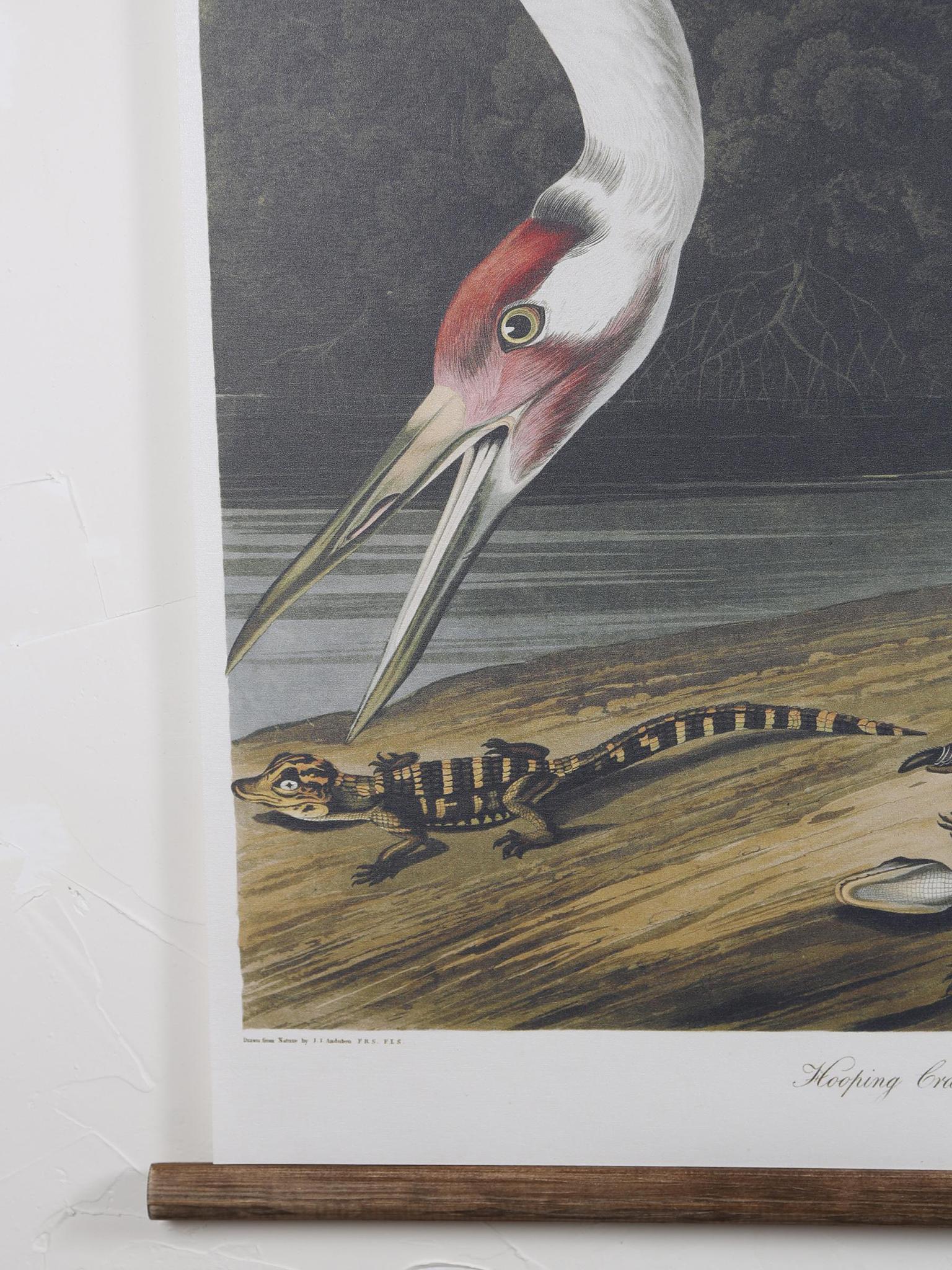 Wall Hanging Hooping Crane