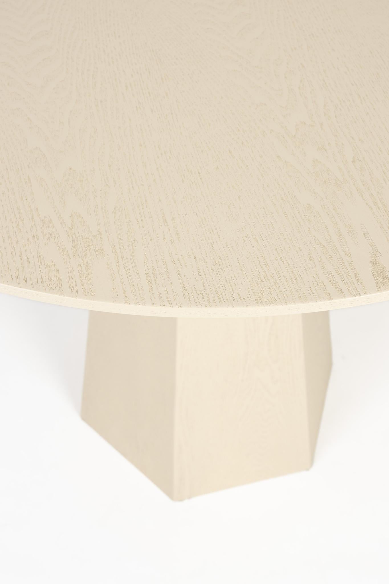 Pilar Round Dining Table - Brown Rice