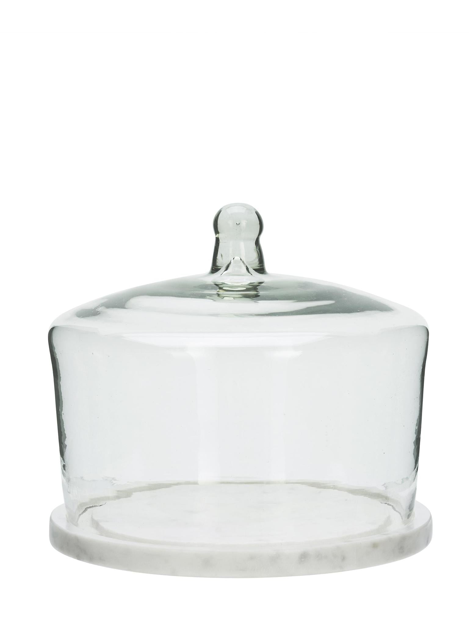 Glass cover Decorative cover With Marble Patterned Base