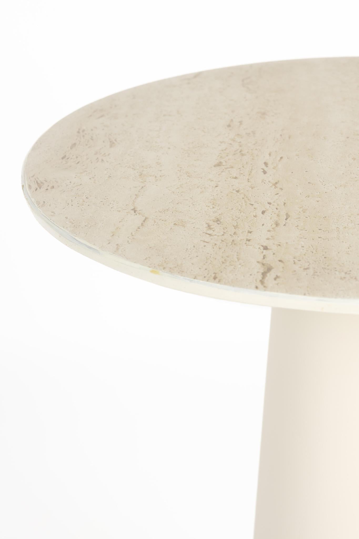 Joya Travertine Side Table - 2 Sizes Available
