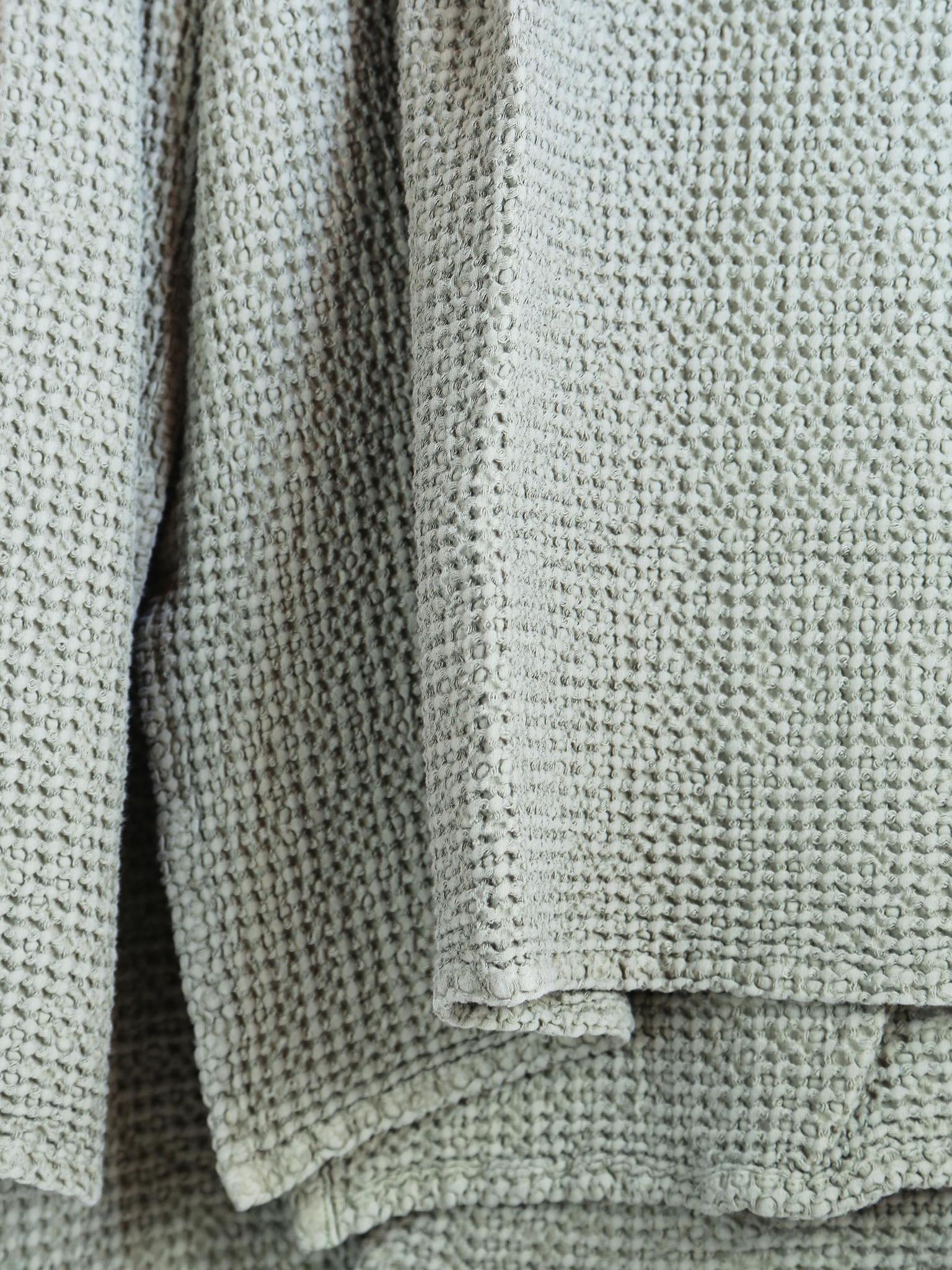 Maia Recycled Throw - Eucalyptus - 2 Sizes Available