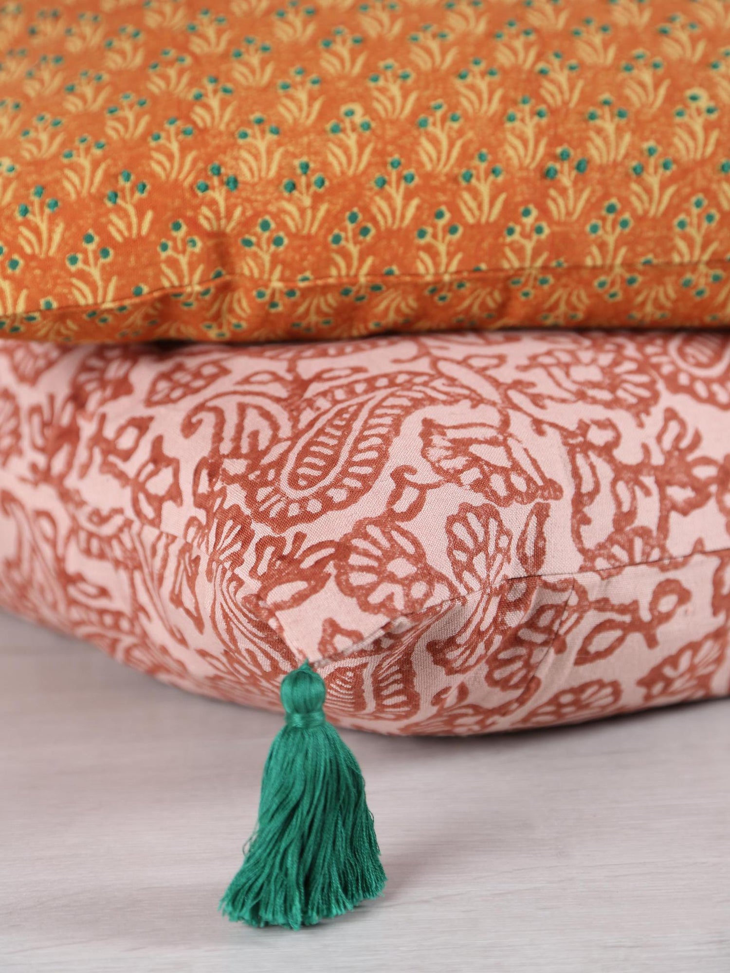 CRAFTED - Iris Hand Embroidered Cushion