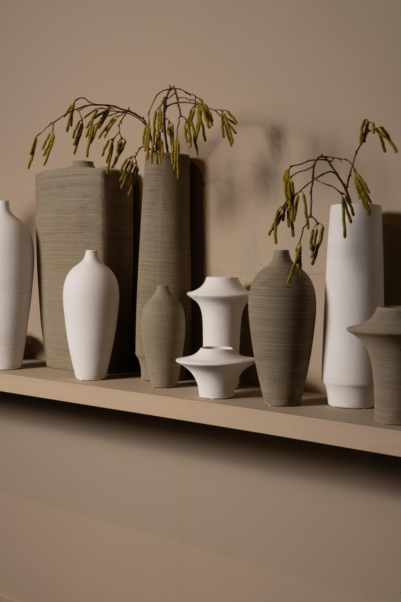 Cavinn Matte Ceramic Bottle Vase - 2 Options