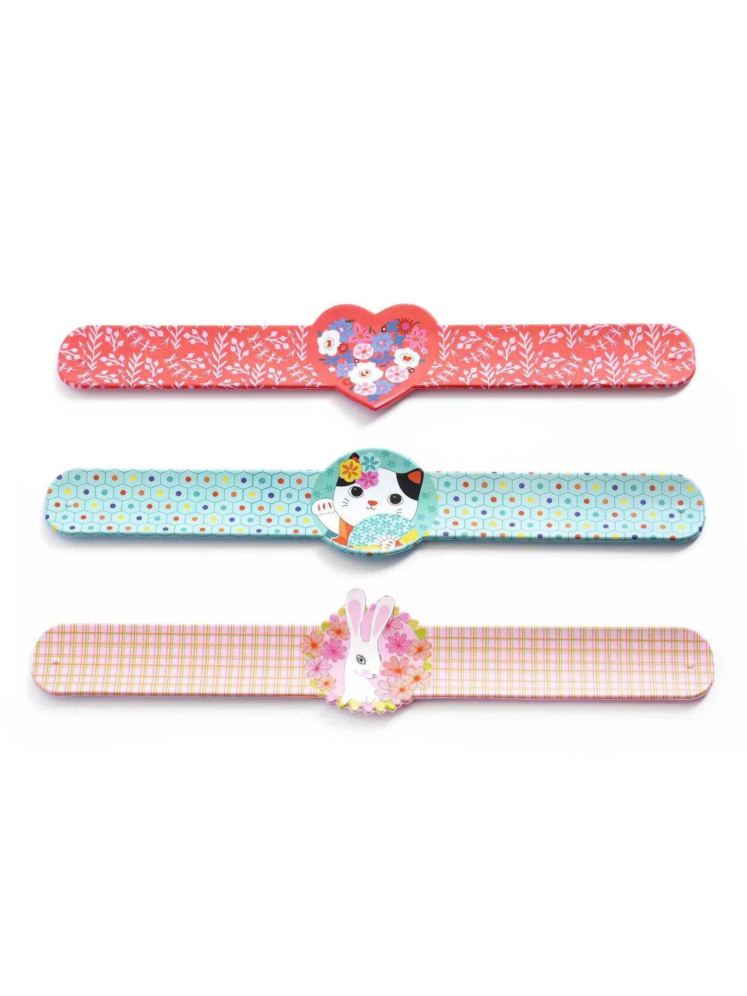 Patterned Snap Bracelets - 6 Options Available