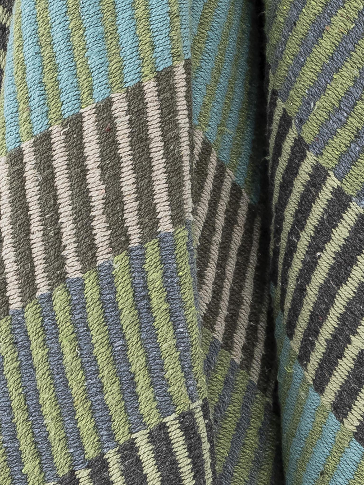 Isnel throw - Recycled Cotton - Blue