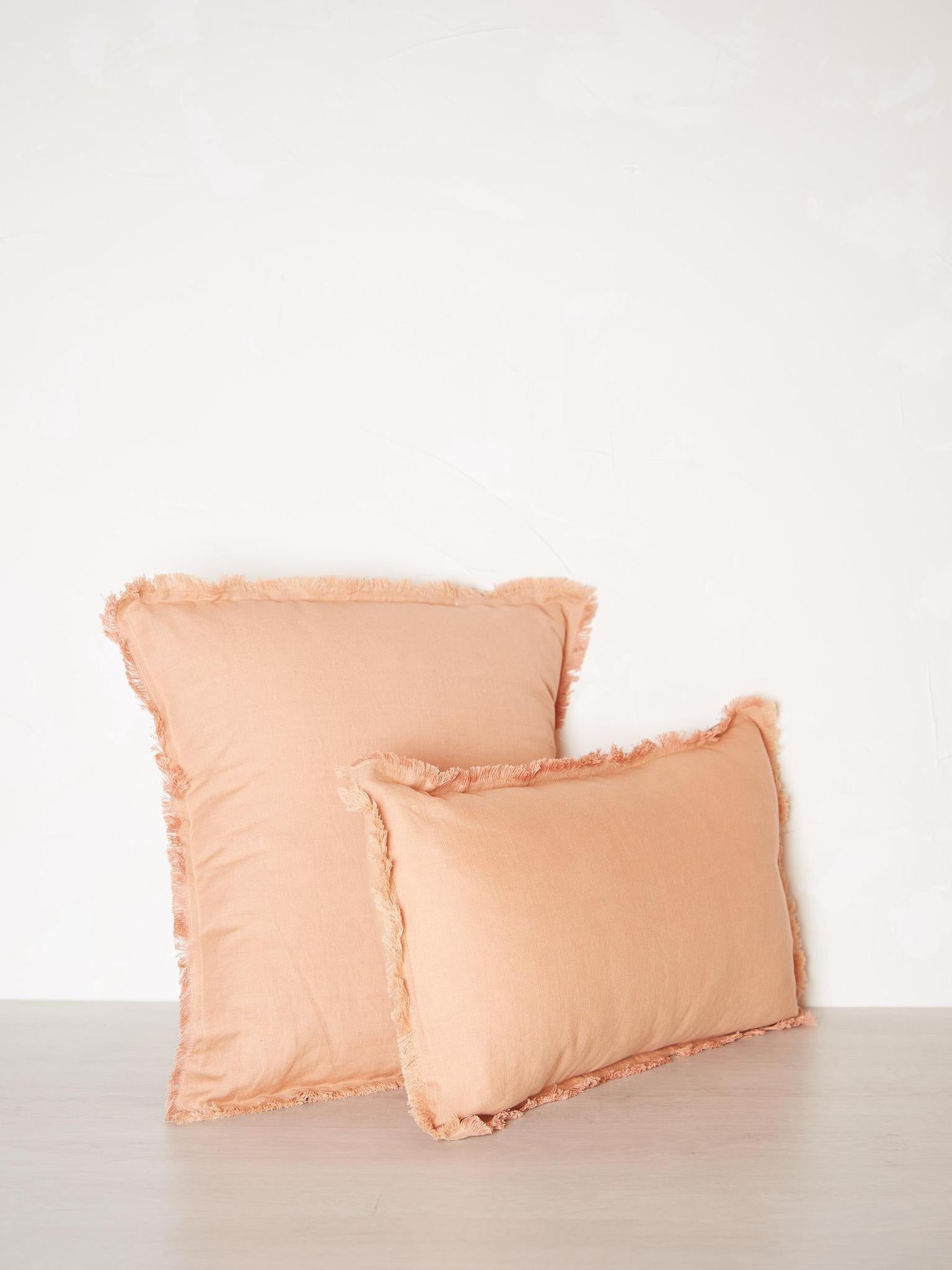 Laly Linen & Cotton Plain Cushion - Epice - 2 Sizes Avaliable