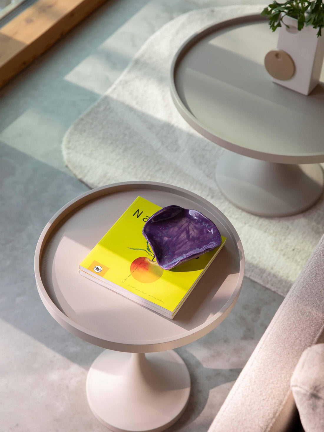 Jason Coffee/Side Table Beige - 2 Sizes Available