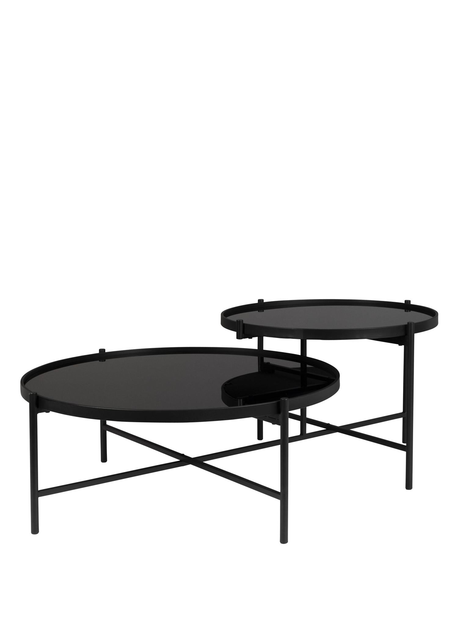 Li Glass & Metal Coffee Table