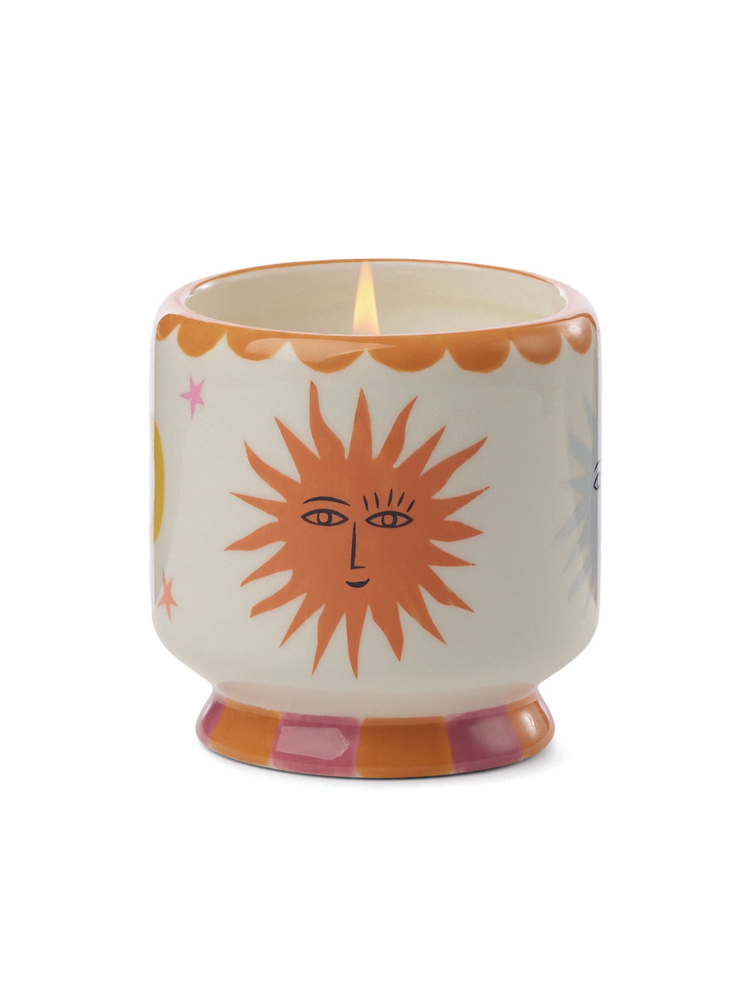 Adopo 8 oz./226g Sun Ceramic - Orange Blossom Boxed Candle