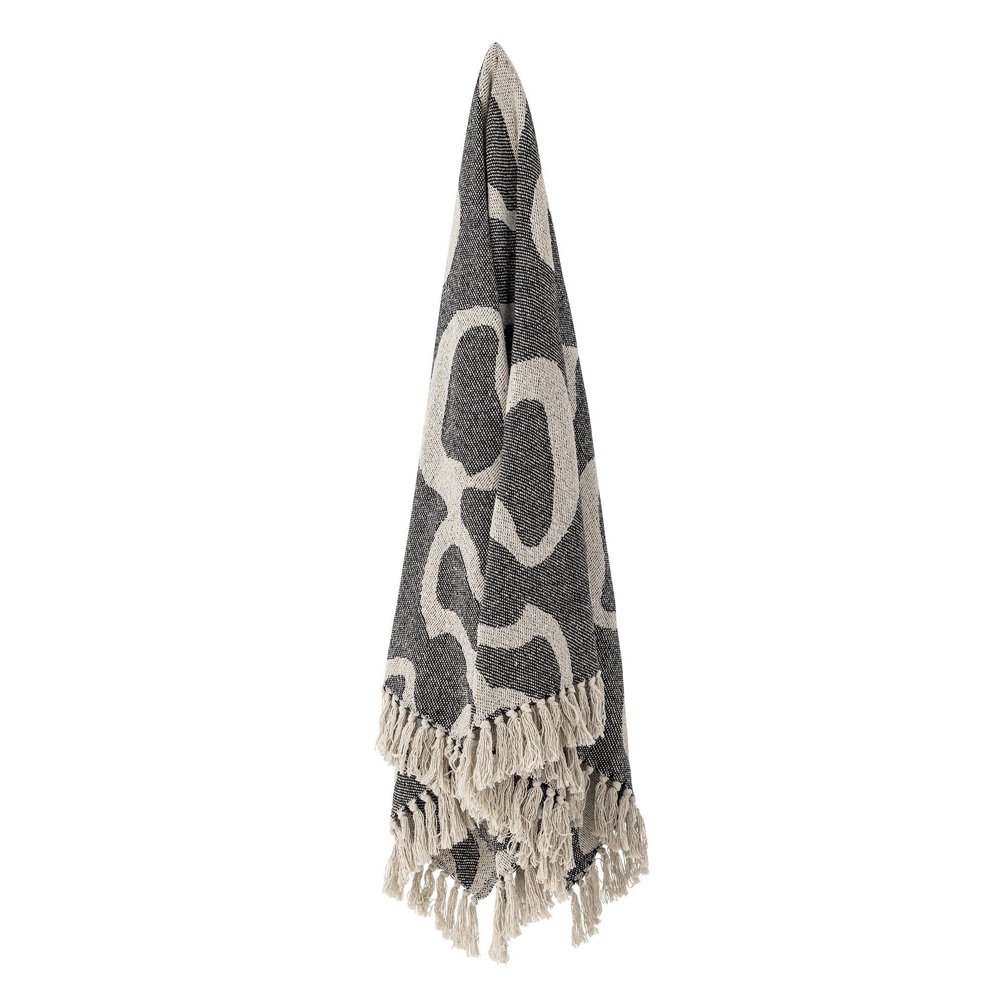 Salobre Recycled Cotton Throw - Black