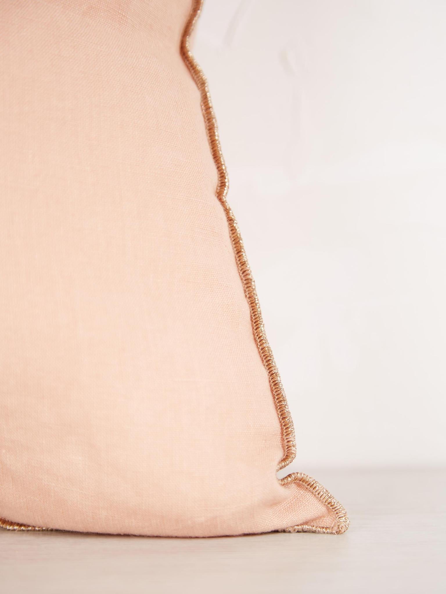 Zeff Celeste Linen 45x45cm Cushion - Sugared Plum