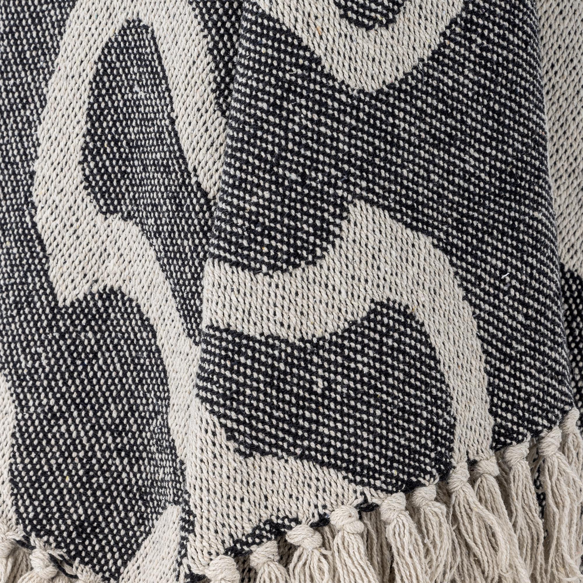 Salobre Recycled Cotton Throw - Black