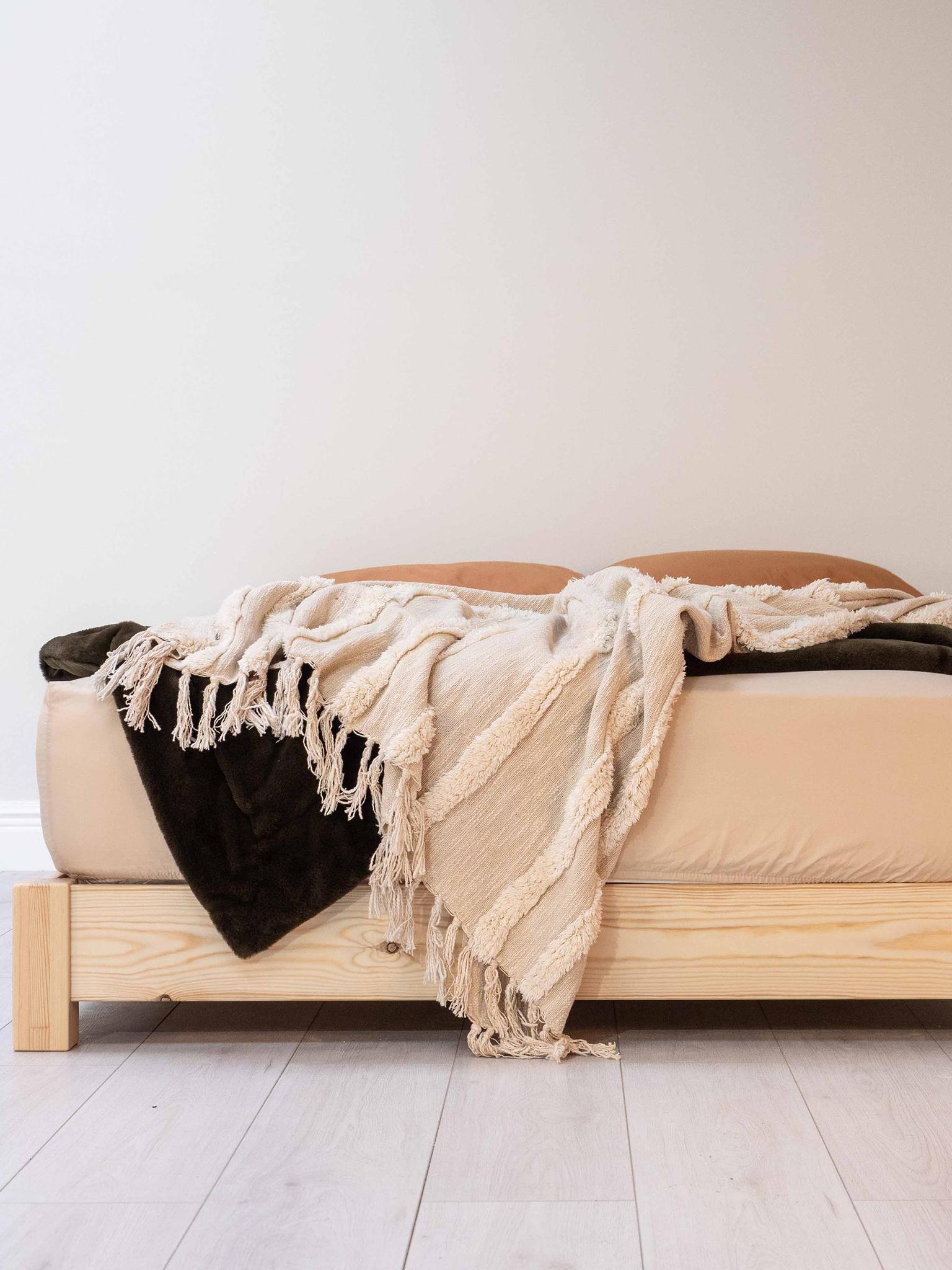 Model 08 - Handmade Low Wooden Bed, No Headboard