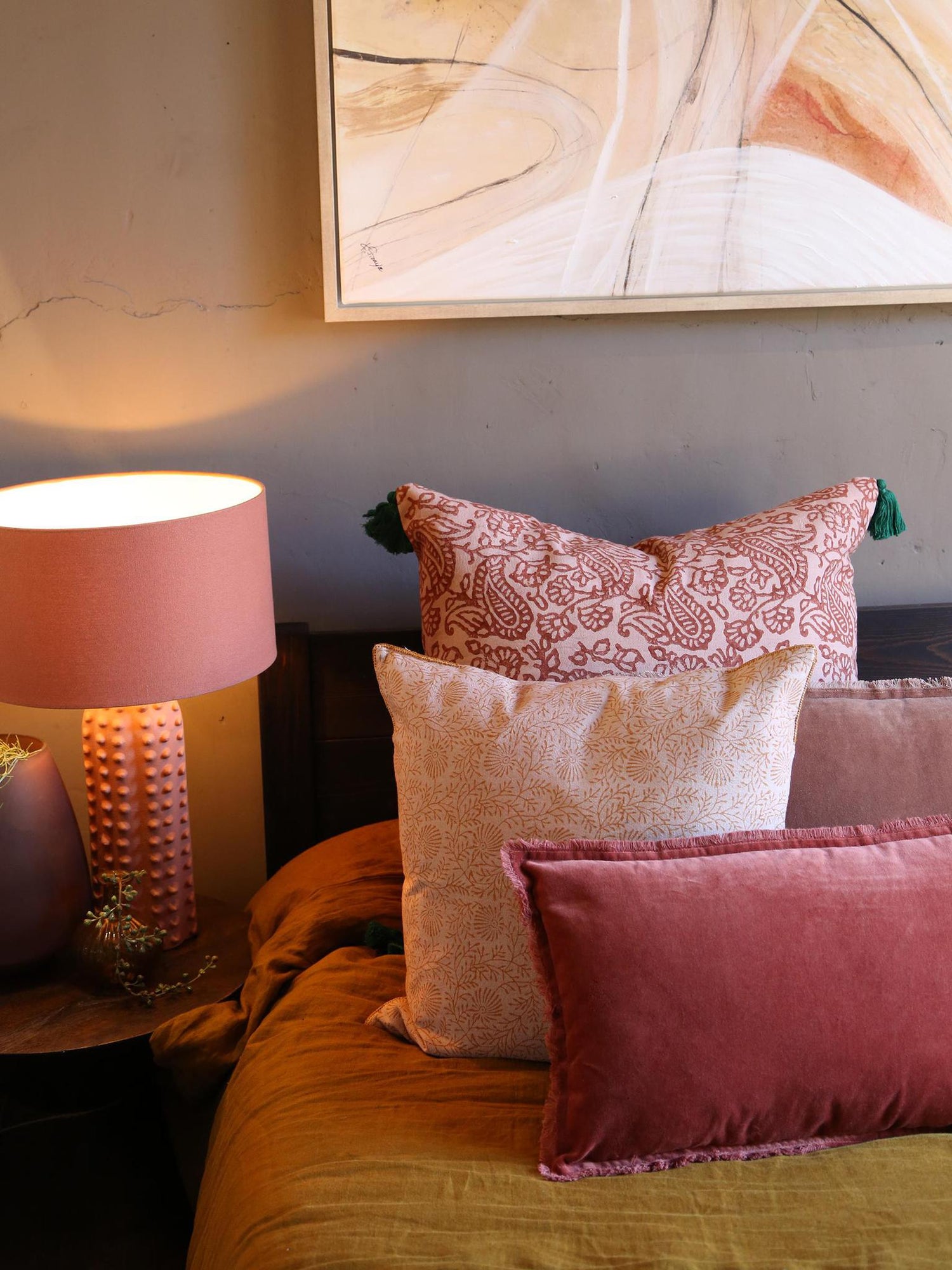 CRAFTED - Selene Hand Embroidered Cushion