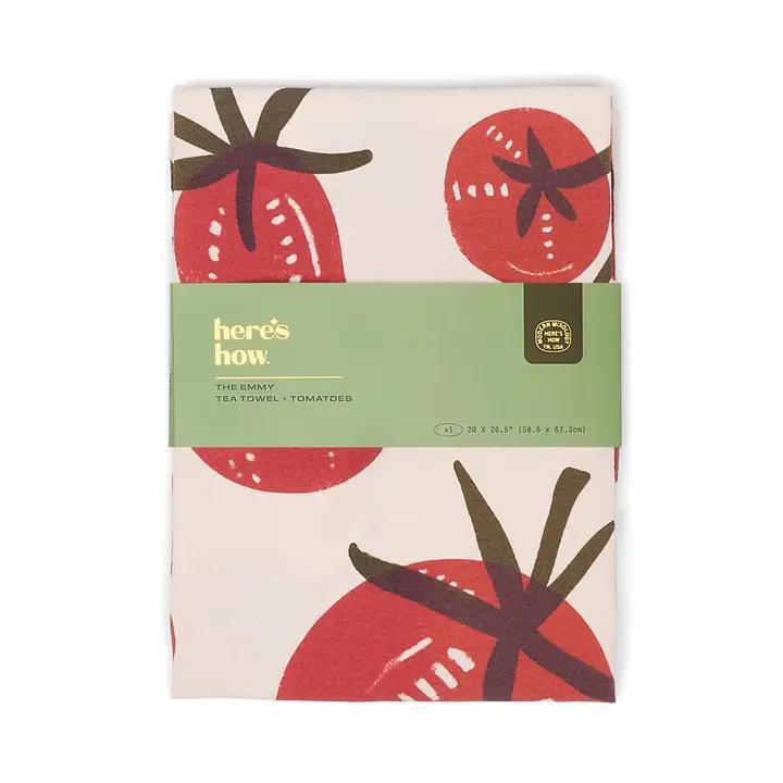 The Emmy Tea Towel - Tomatoes Print
