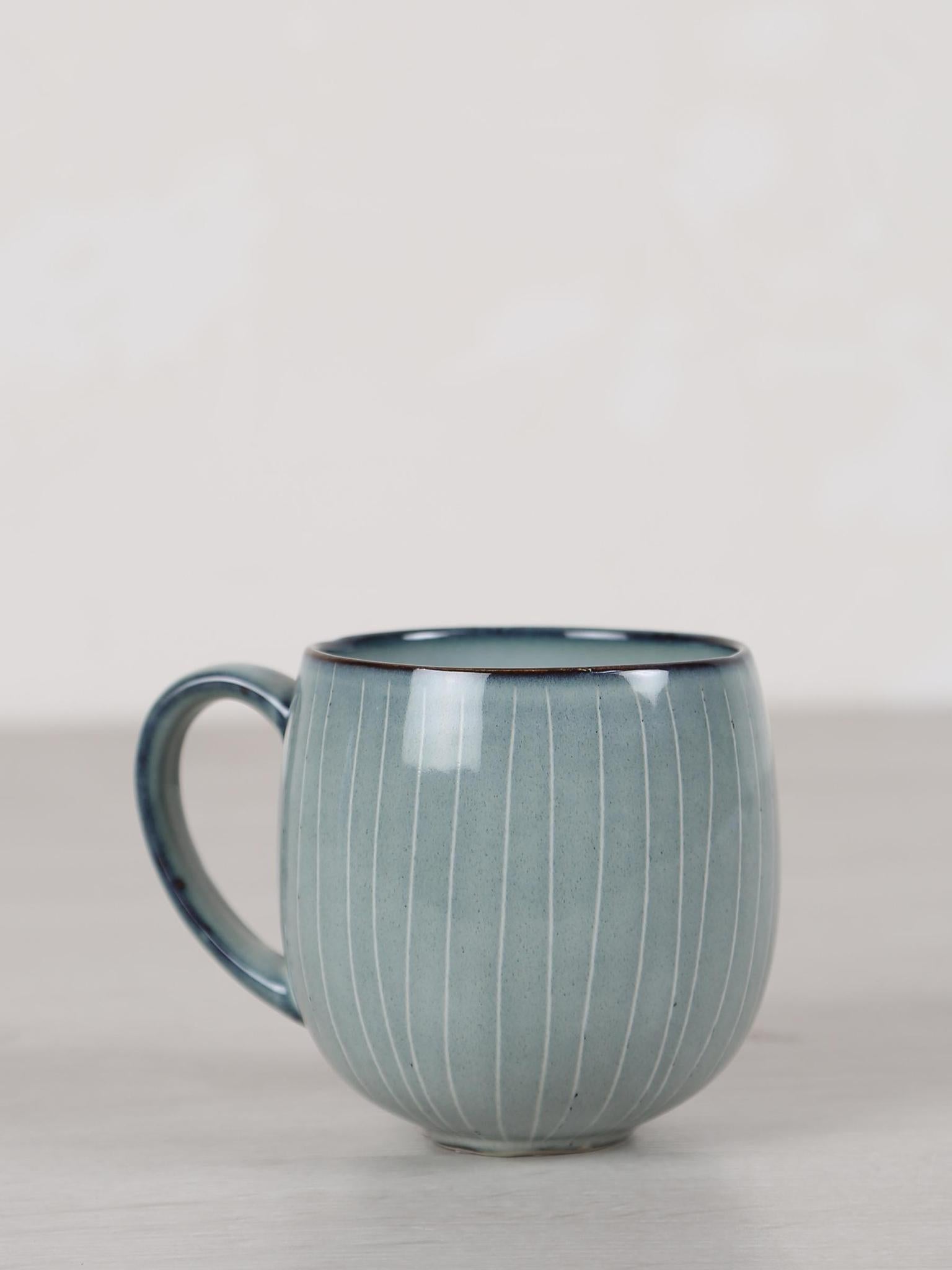 Nordic Sea Stoneware Large Round Mug