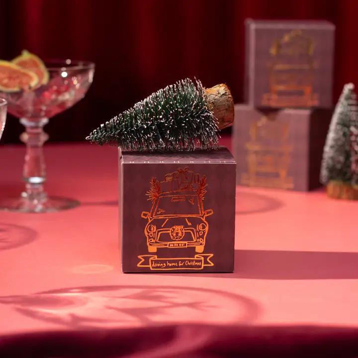 Sparkle Season: Driving Home for Christmas Tea Lights - Set Of 2