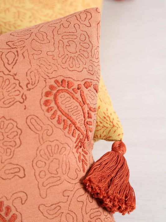 CRAFTED - Hebe Hand Embroidered Cushion