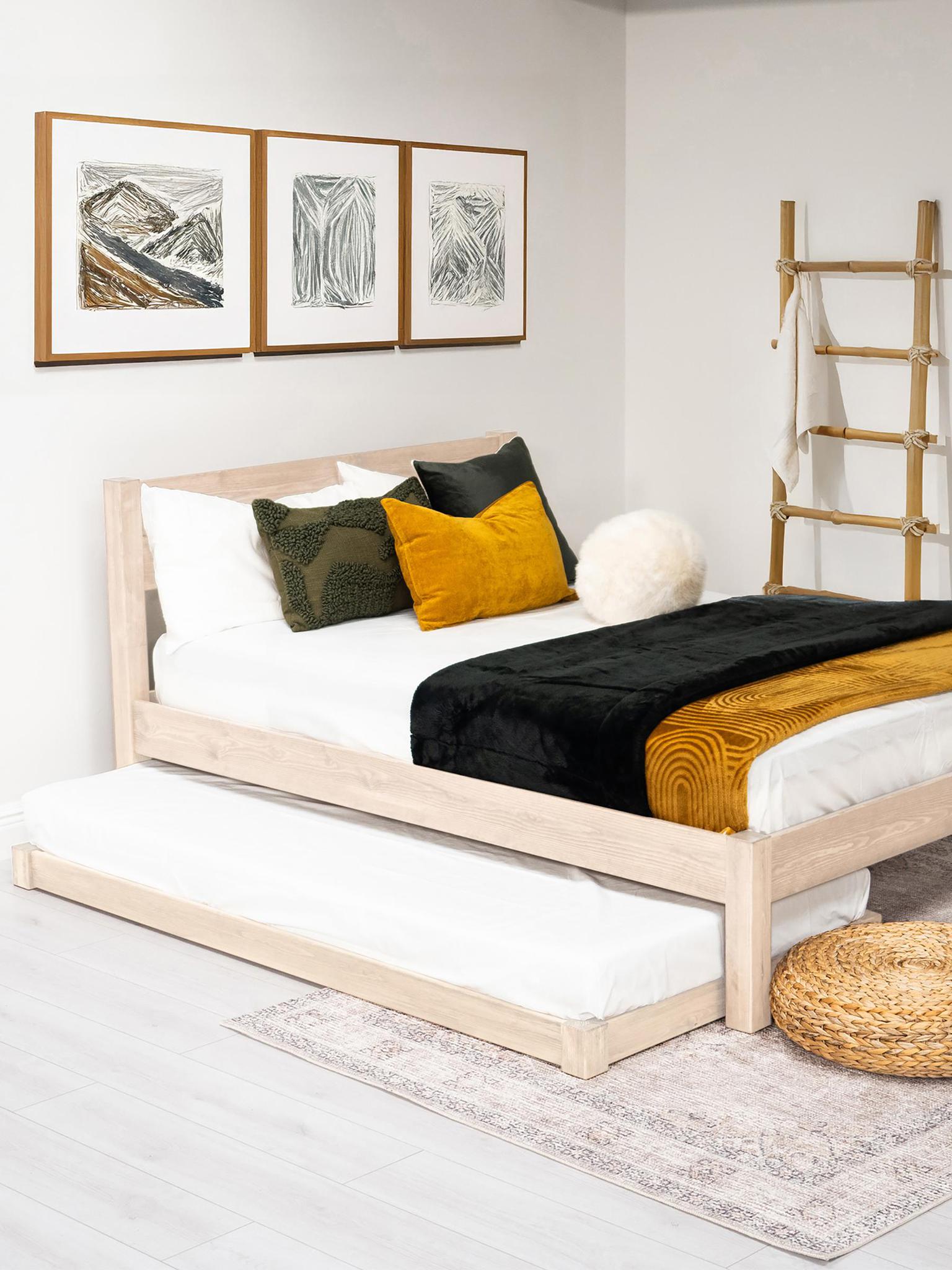 Model 10 - Wooden Trundle Bed