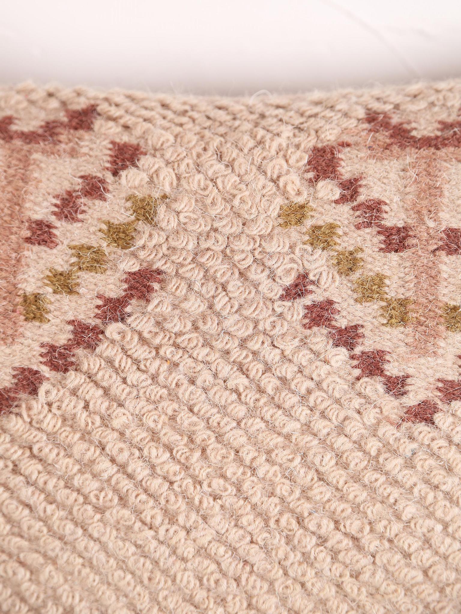 Aaina Wool And cotton cushion - Dusty pink - 2 sizes available