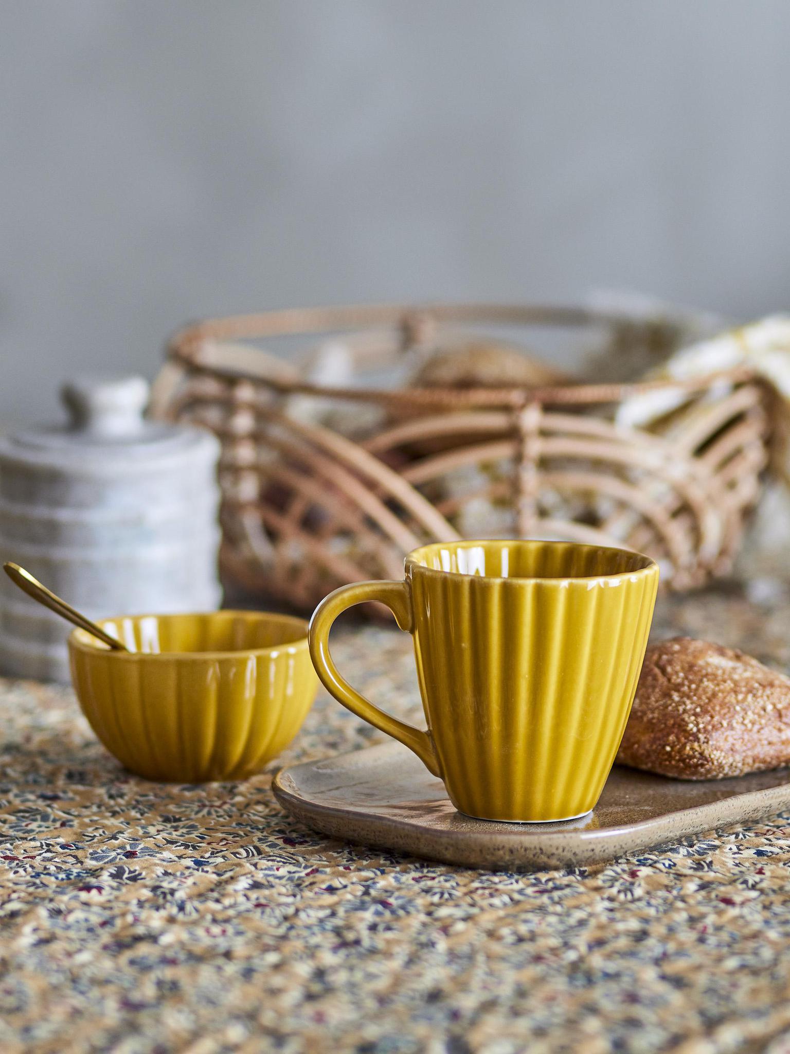 Lila Mug - Yellow Stoneware