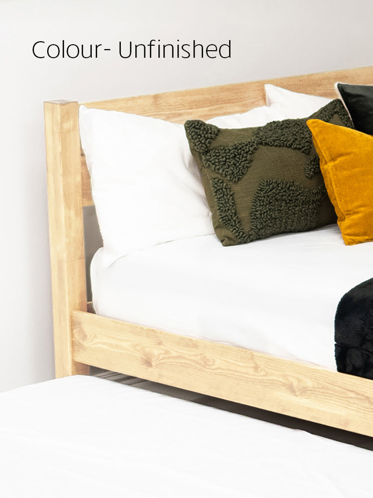 Model 01 – Handmade Wooden Bed - Colour & Size Options Available