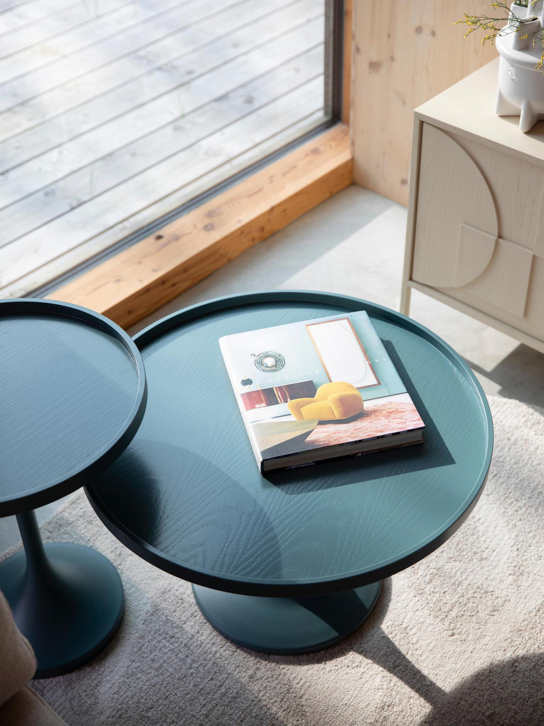 Jason Coffee/Side Table Blue - 2 Sizes Available