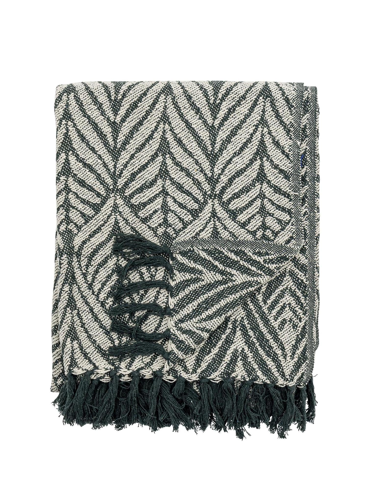 Ugento Throw - Green - Recycled Cotton