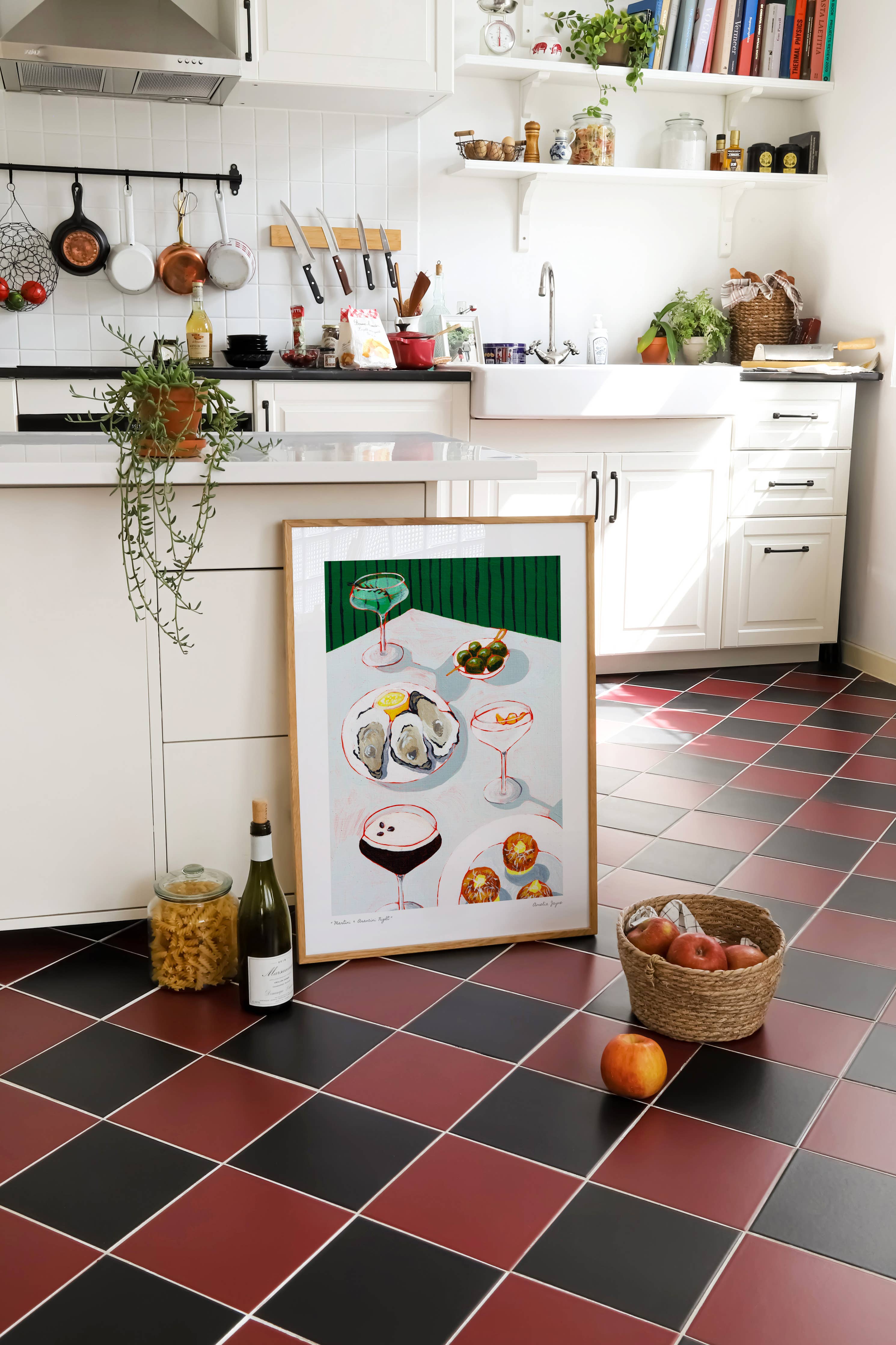 Martini & Arancini Night Print