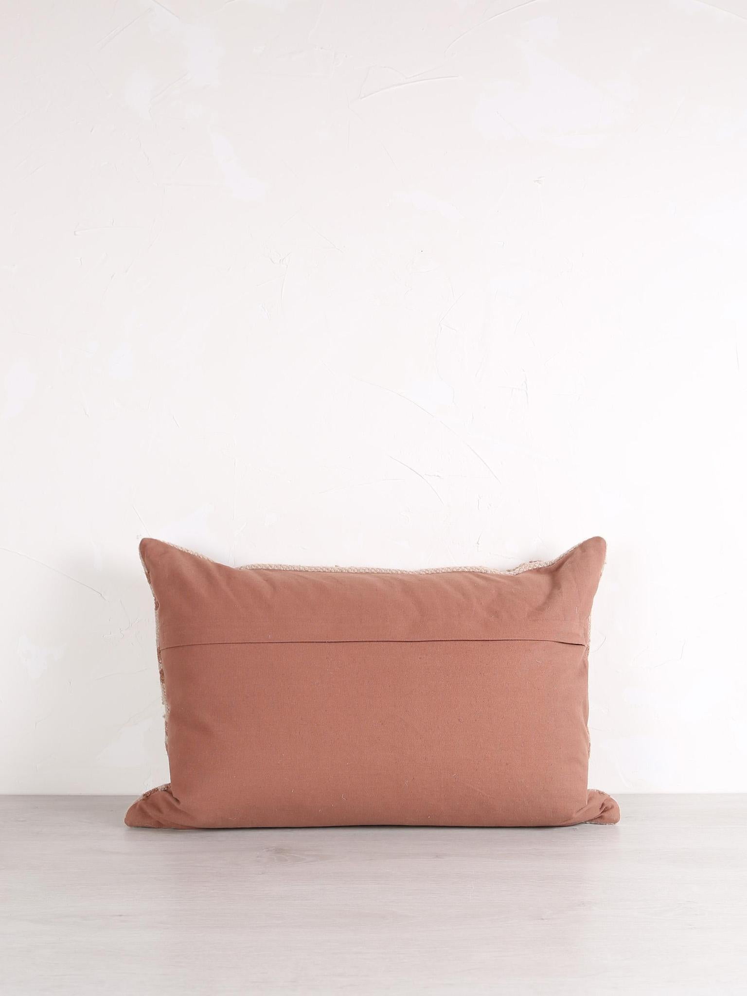 Aaina Wool And cotton cushion - Dusty pink - 2 sizes available