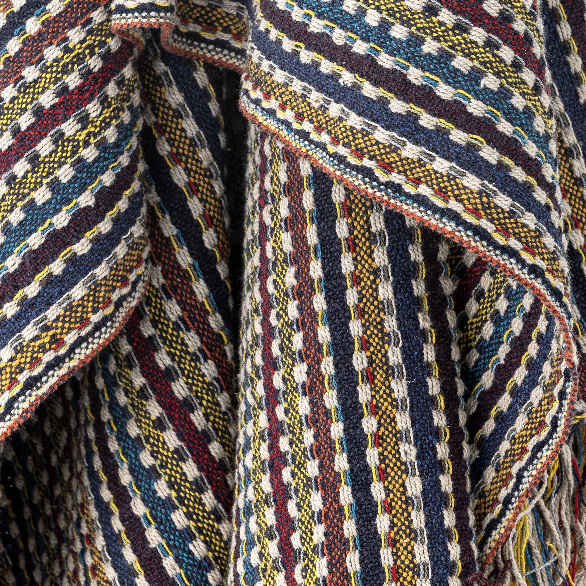 Lazzario Recycled Cotton Throw - Multicoloured
