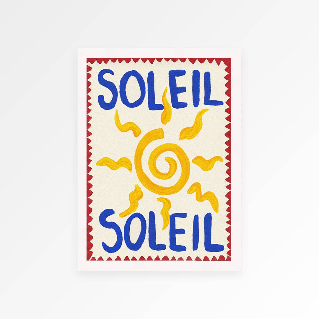Soleil Hand Painted Print