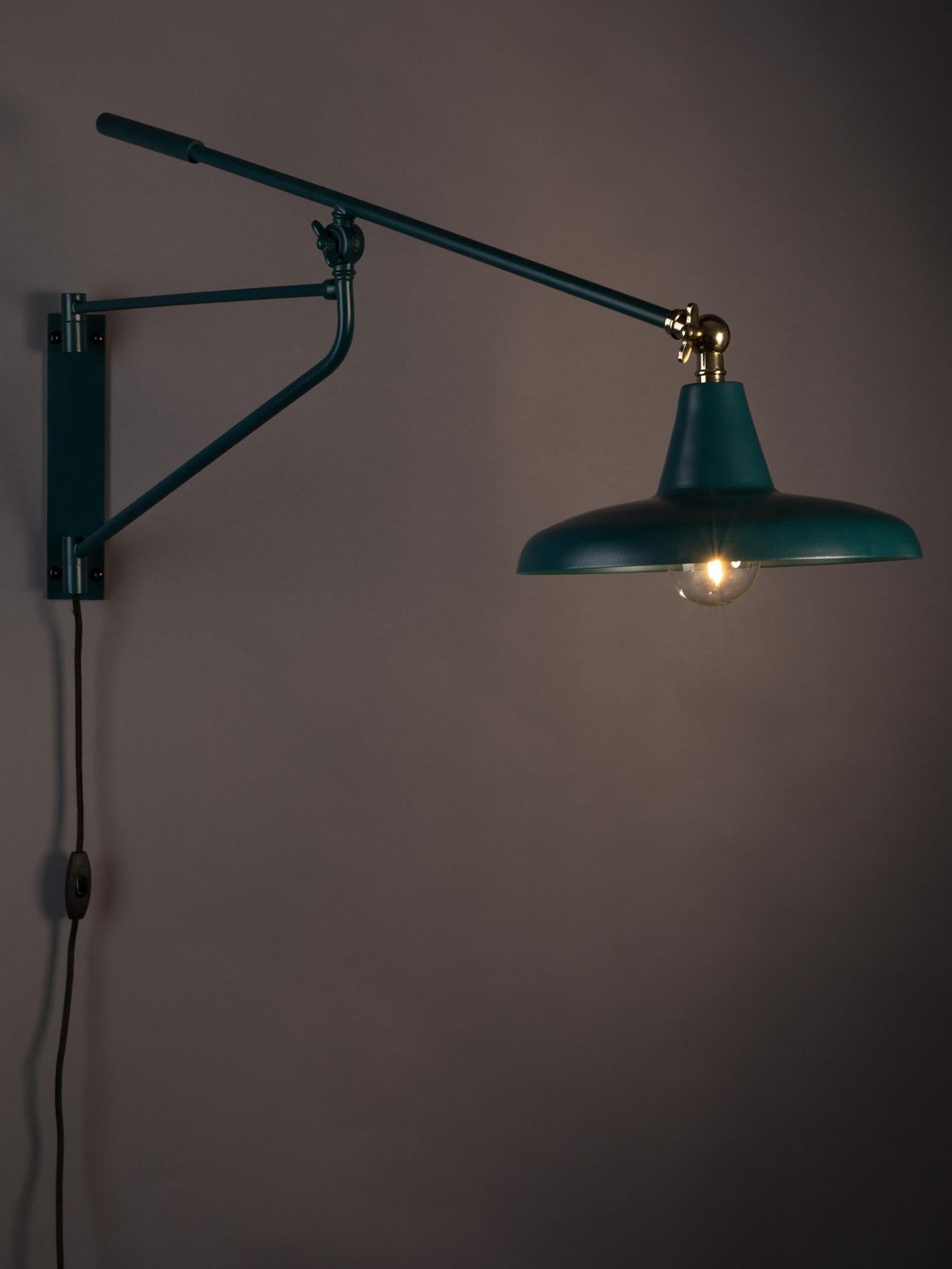 Hector Teal Wall Lamp