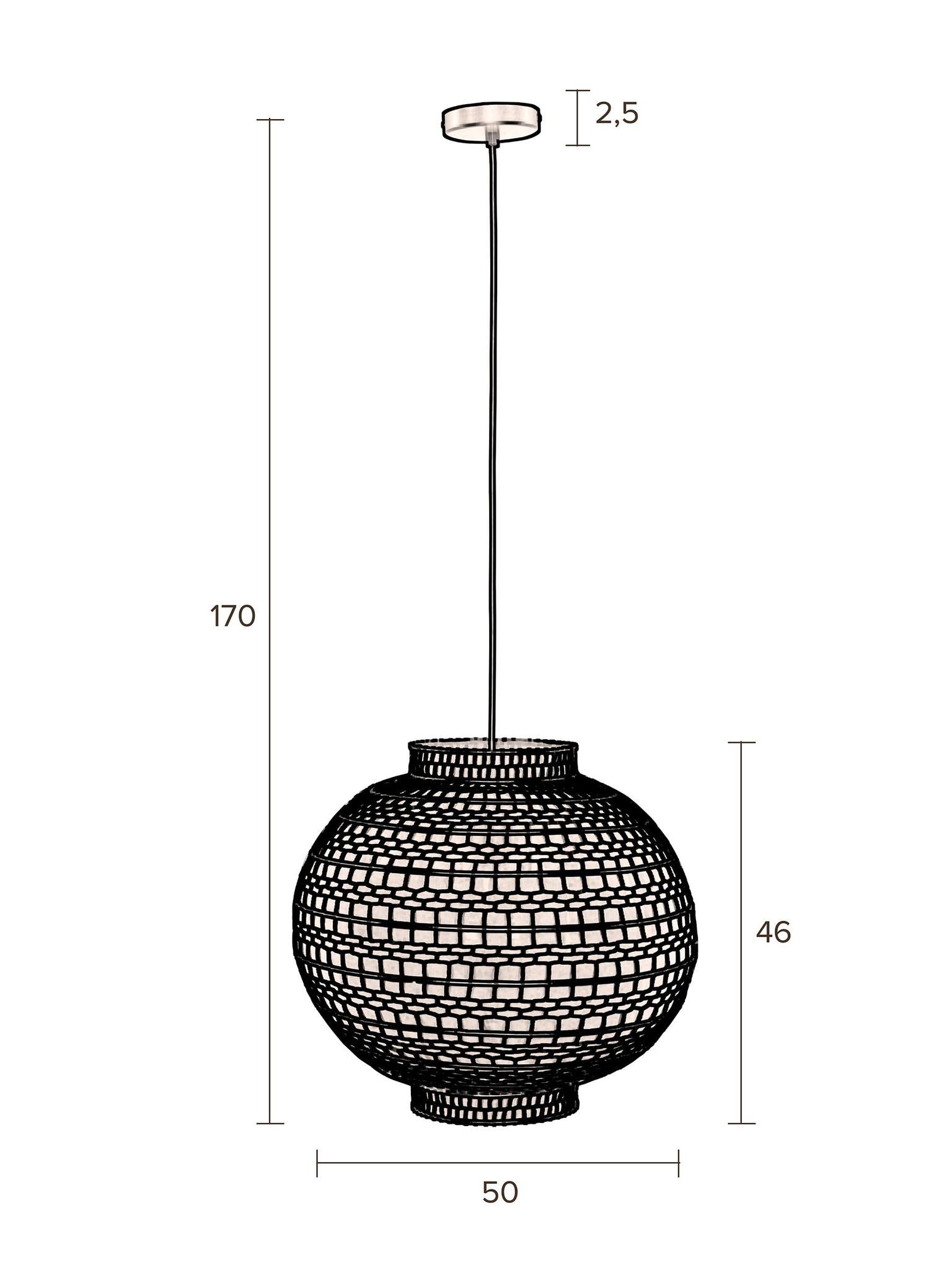 Ming Round Pendant Lamp