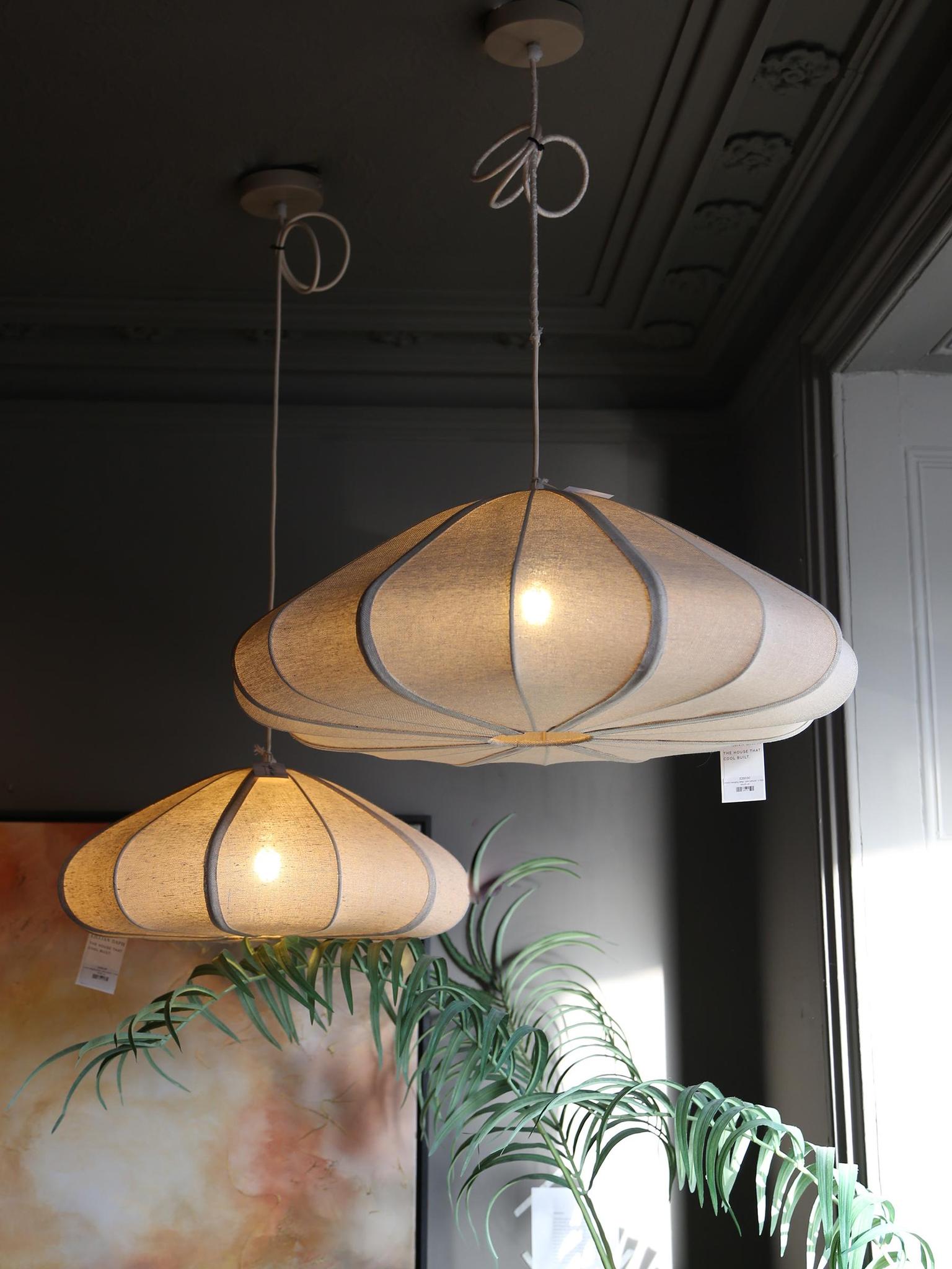Cesano Hanging lamp - jute natural - 2 Sizes Available