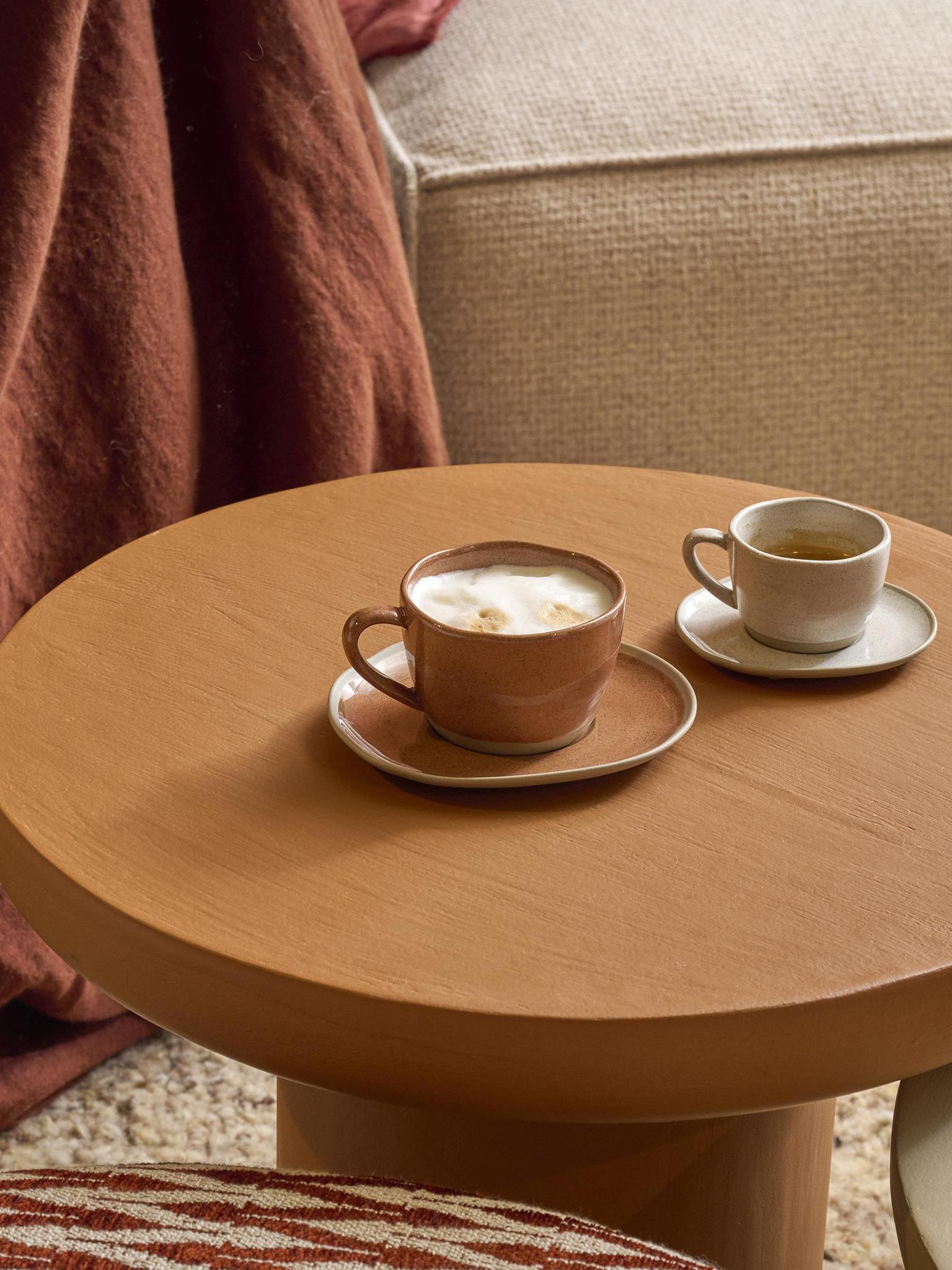 Primeval Porcelain Cup & Saucer - 2 Colours Available L 11,4 x W 10 x H 5,8