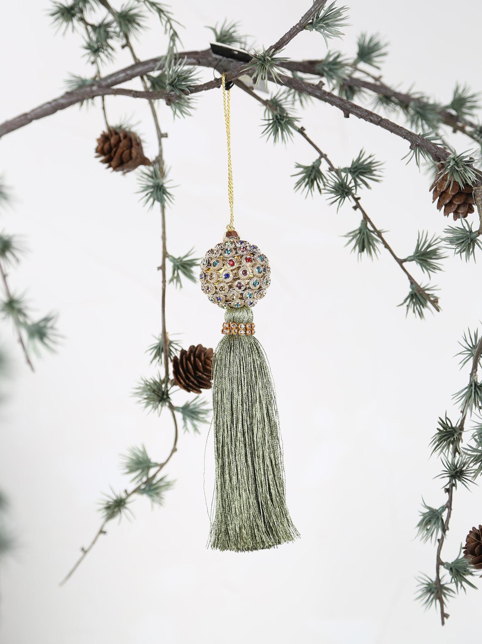 Yinae Green Tassle Ornament