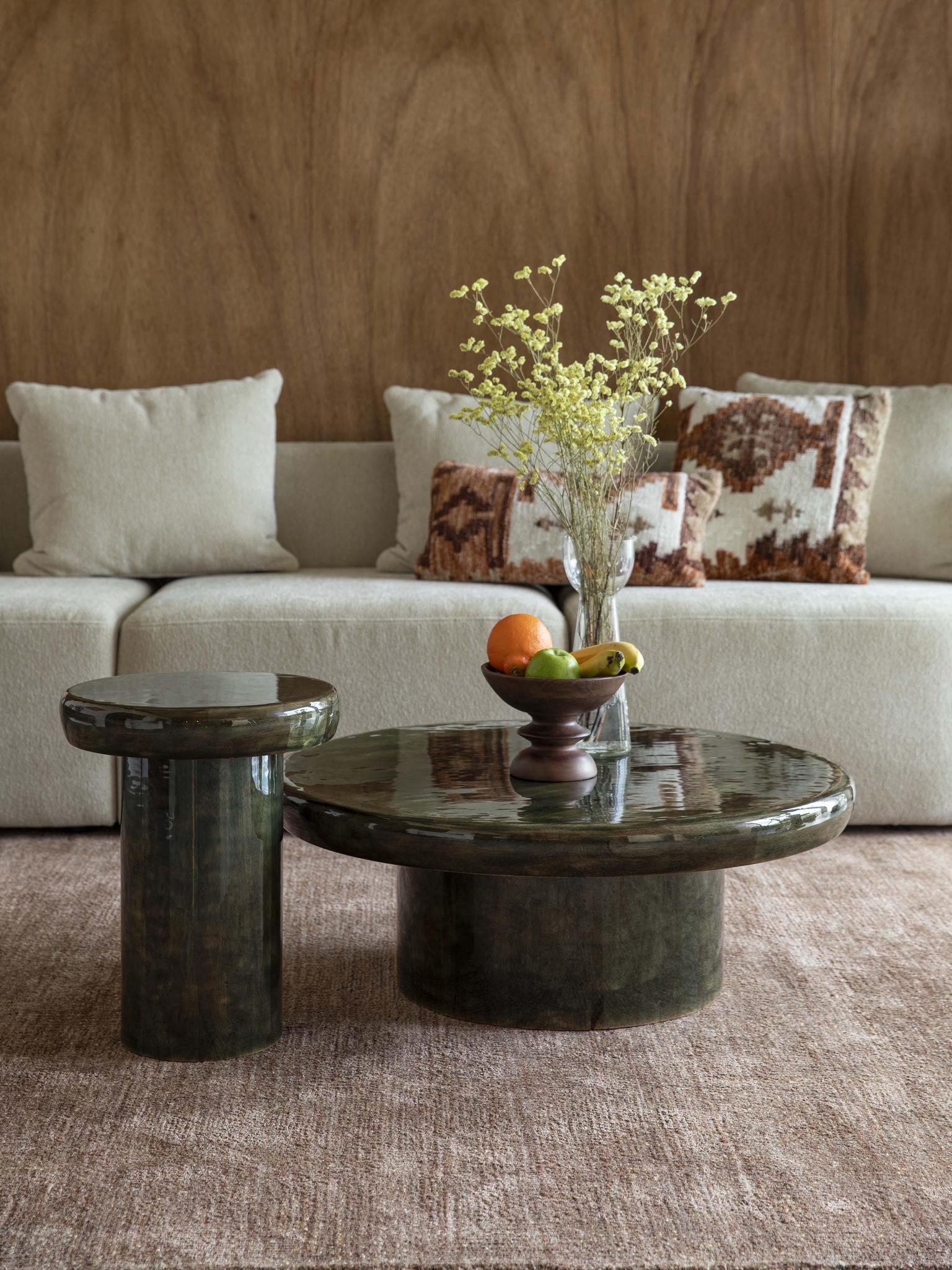 Marcie Green Mango Wood Coffee/Side Table - 2 Sizes Available