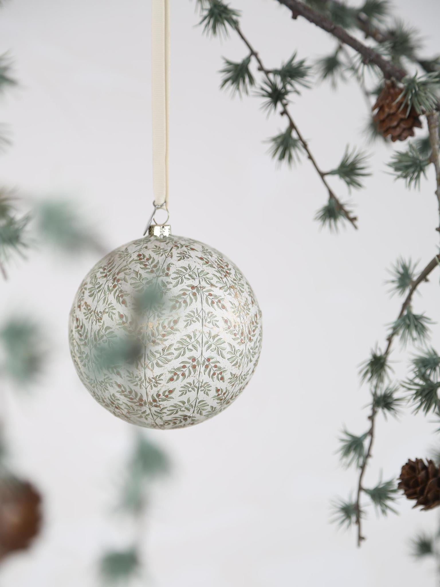 Hilde decoration bauble Green
