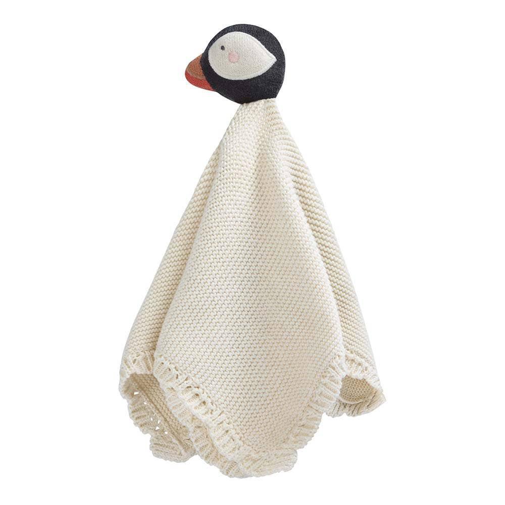 Knitted Cuddle Cloth - Patient Puffin