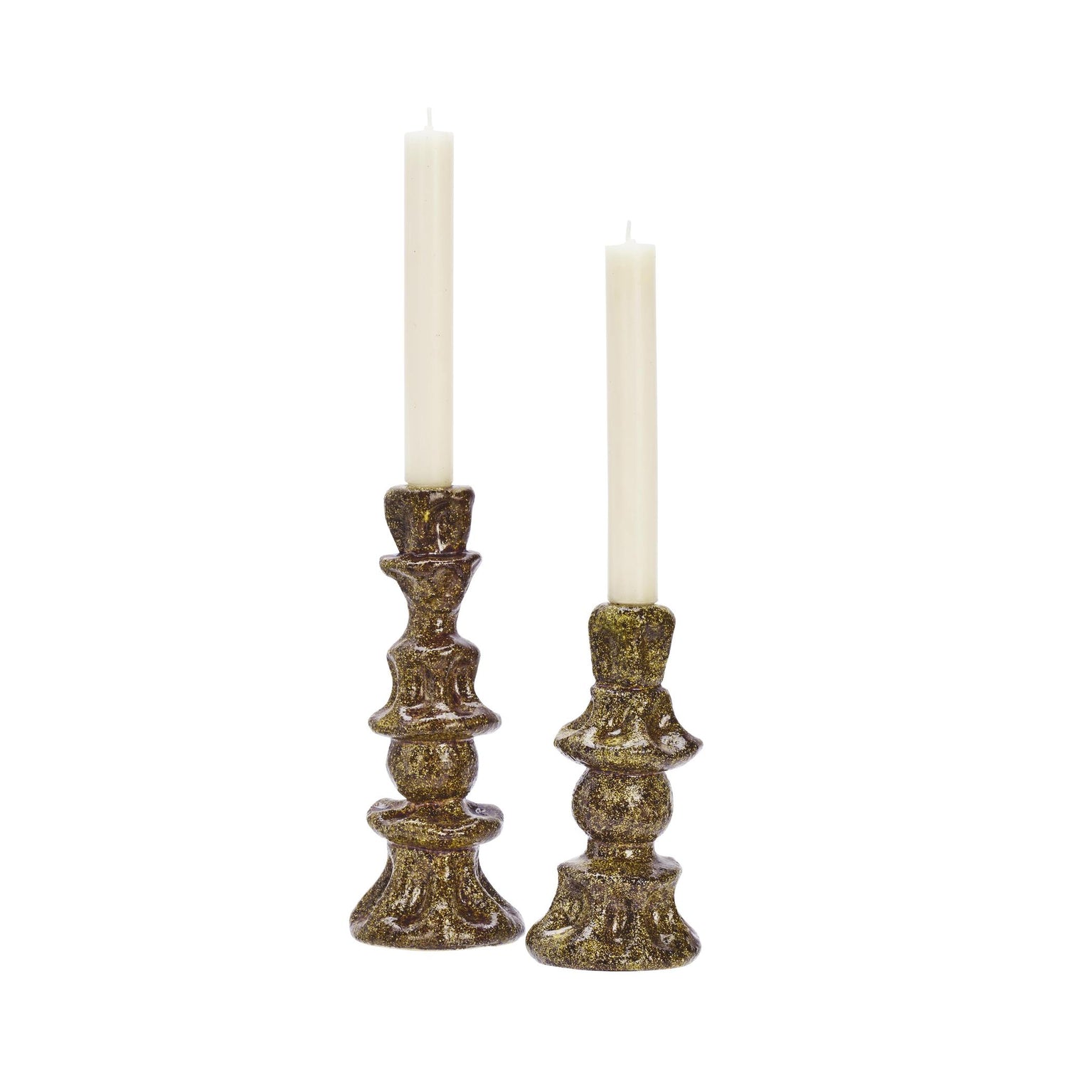 Mustard candle Holders