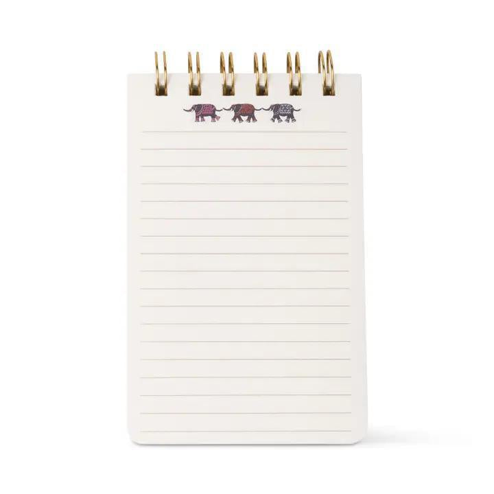 A Dopo Twin Wire Notepad - Elephant