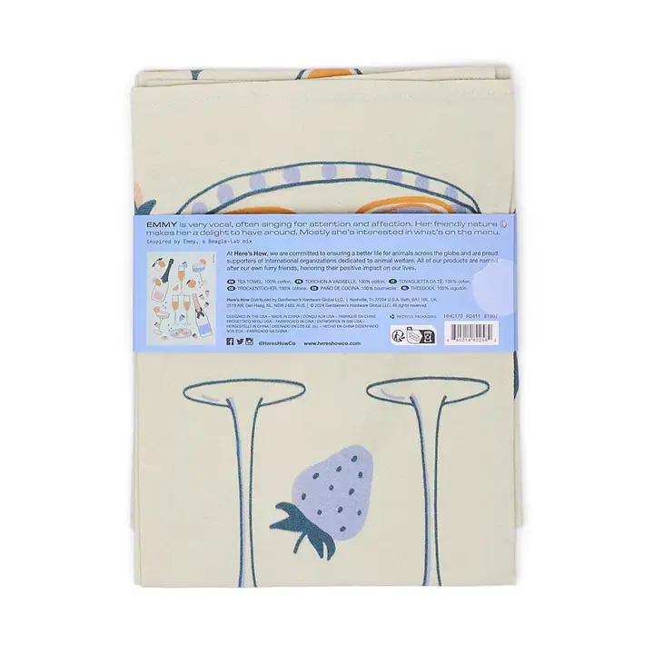 Emmy Tea Towel - Pattern Options Available